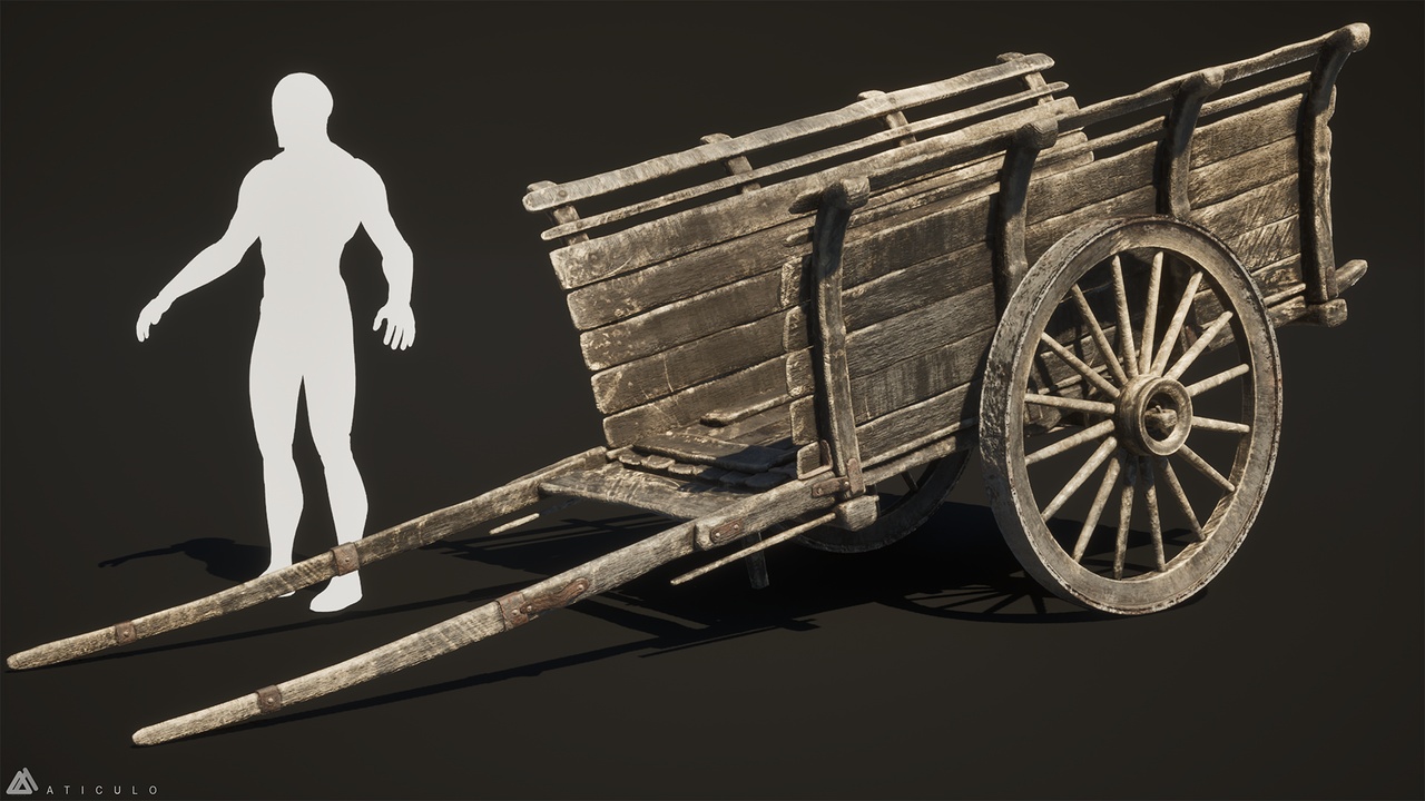 Media 1 for listing Dark Fantasy Medieval Wagons & Carts - Mega Pack (12 Unique Vehicles)