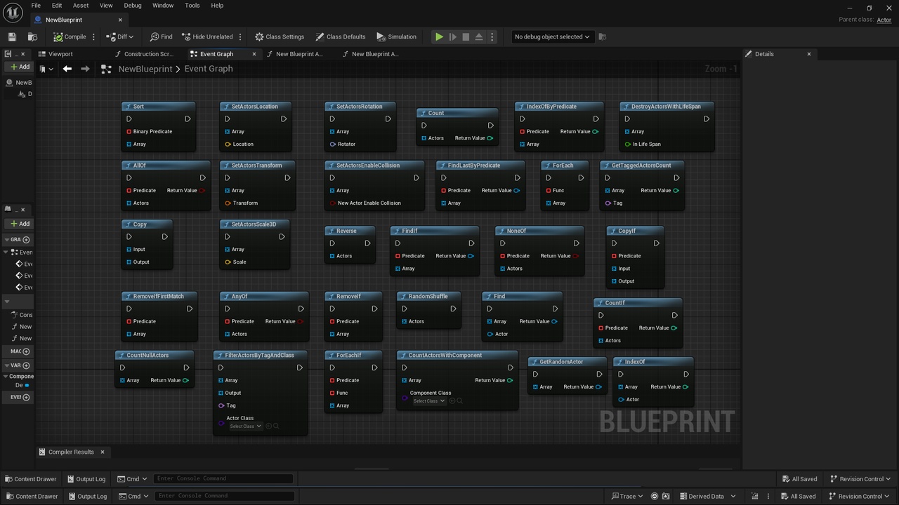 Media 1 for listing Actor Array Algorithms