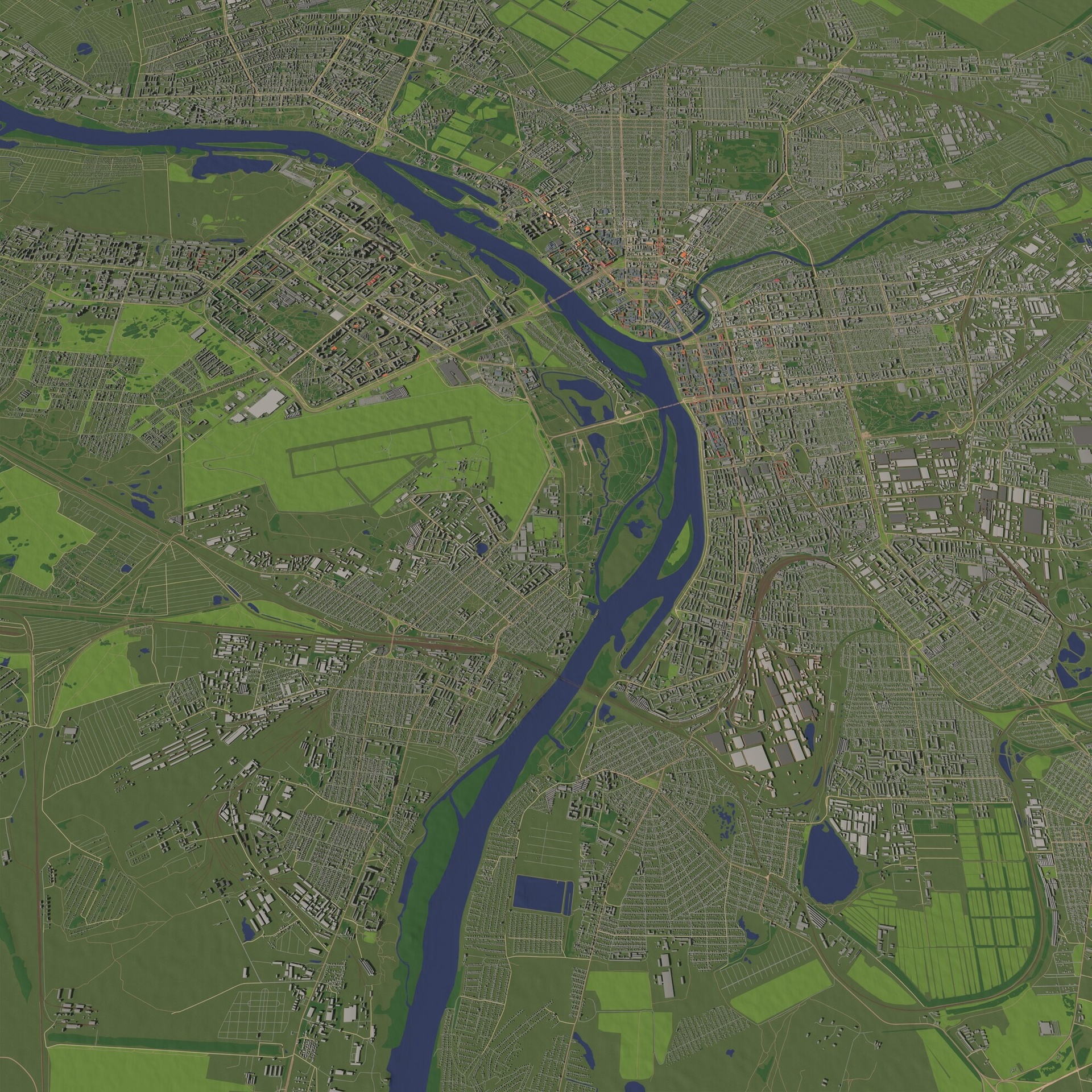 商品 Omsk Russia - aerial scene 的媒体 1
