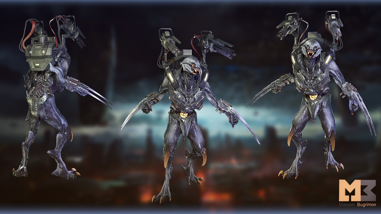 Media 1 for listing Alien Warrior 04