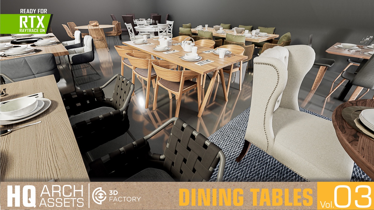 Media 1 for listing HQ Dining Tables Vol. 3