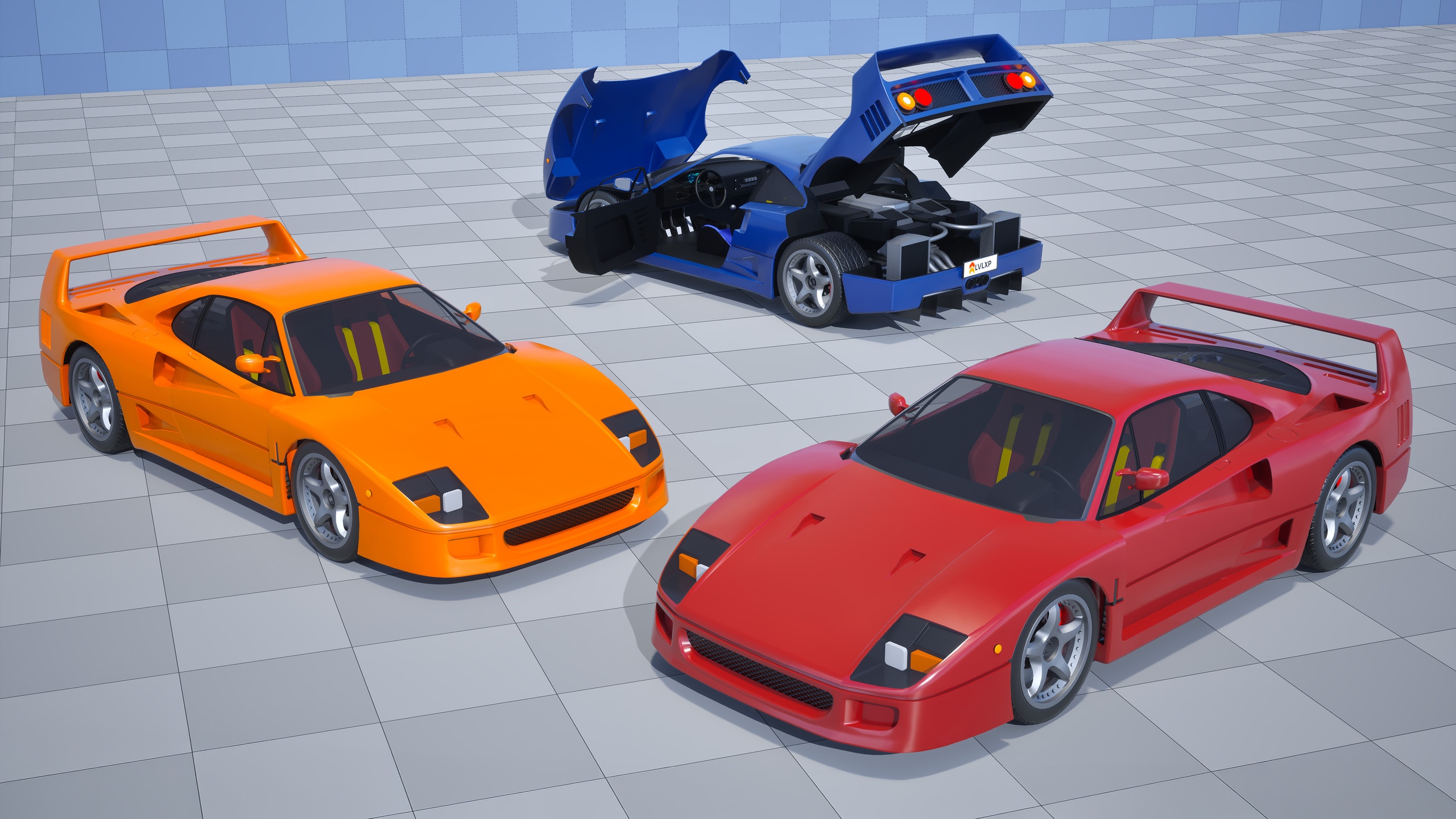 Media 1 for listing Stylized Drivable Vehicles - Super Car "Phoenix"