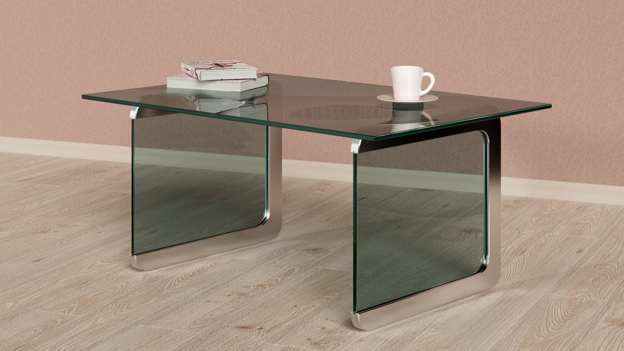 Media 1 for listing Modern Glass Coffee Table - 3D Model
