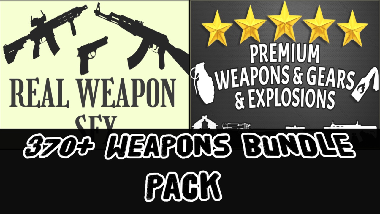 Media 1 for listing 370+ WEAPONS BUNDLE PACK!
