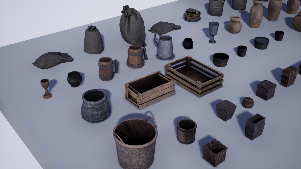 Media 1 for listing Medieval Market Props