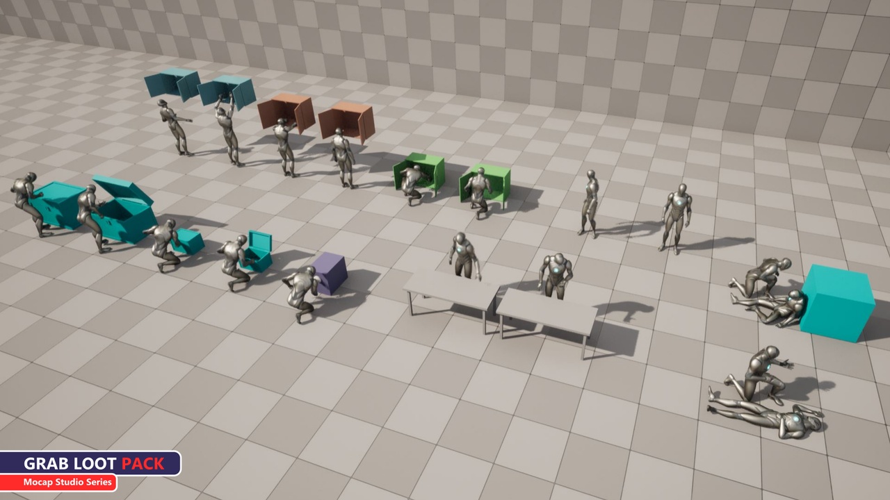 Media 1 for listing MC Grab Loot Animation Pack