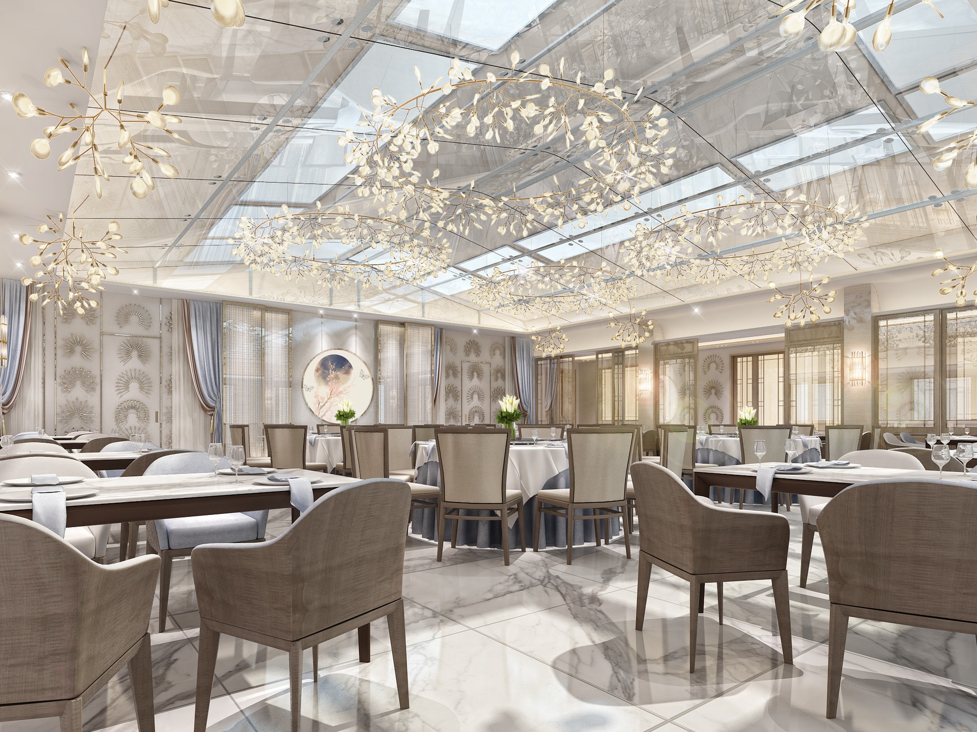 Media 1 for listing Luxury Hotel Restaurant | Elegant Dining Hall