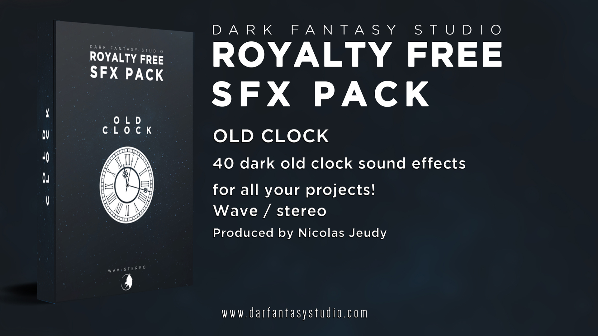Dark Fantasy Studio - Old clock (sound effect) | Fab