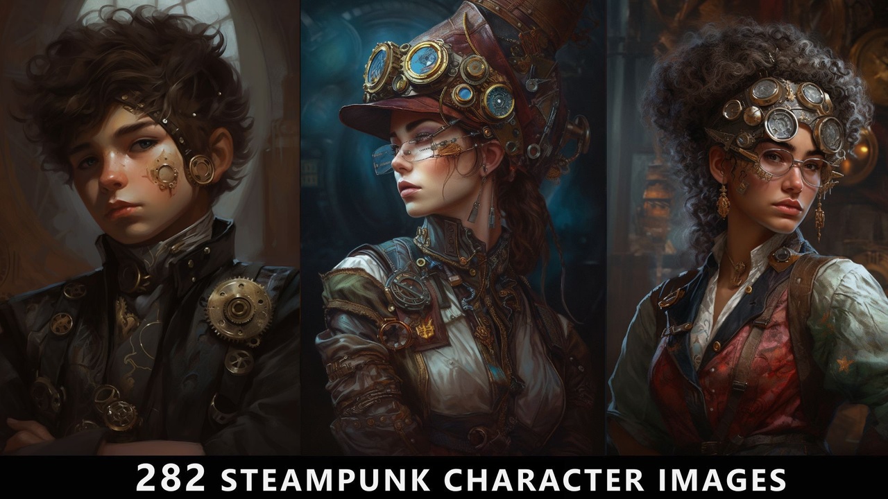 商品 Steampunk Characters 的媒体 1