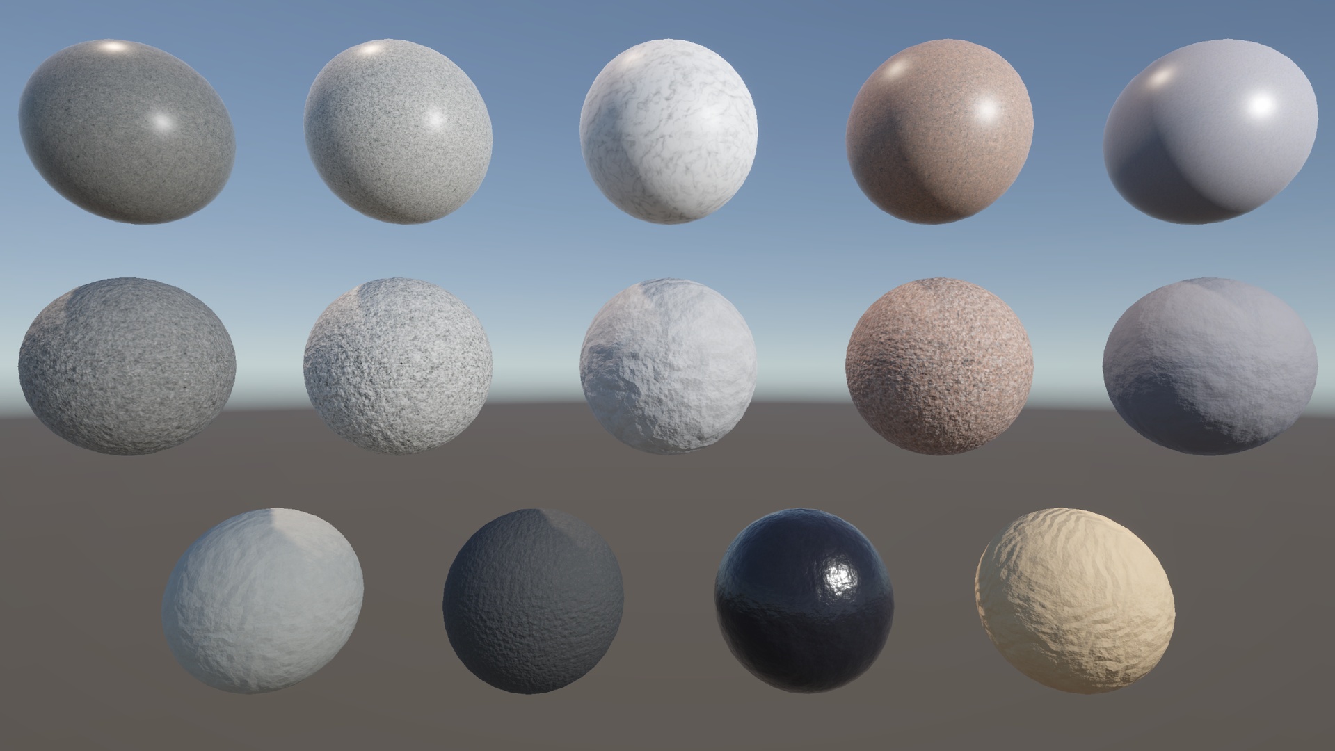 商品 Procedural stone textures for Unity – 2K / 4K (Pro) 的媒体 1