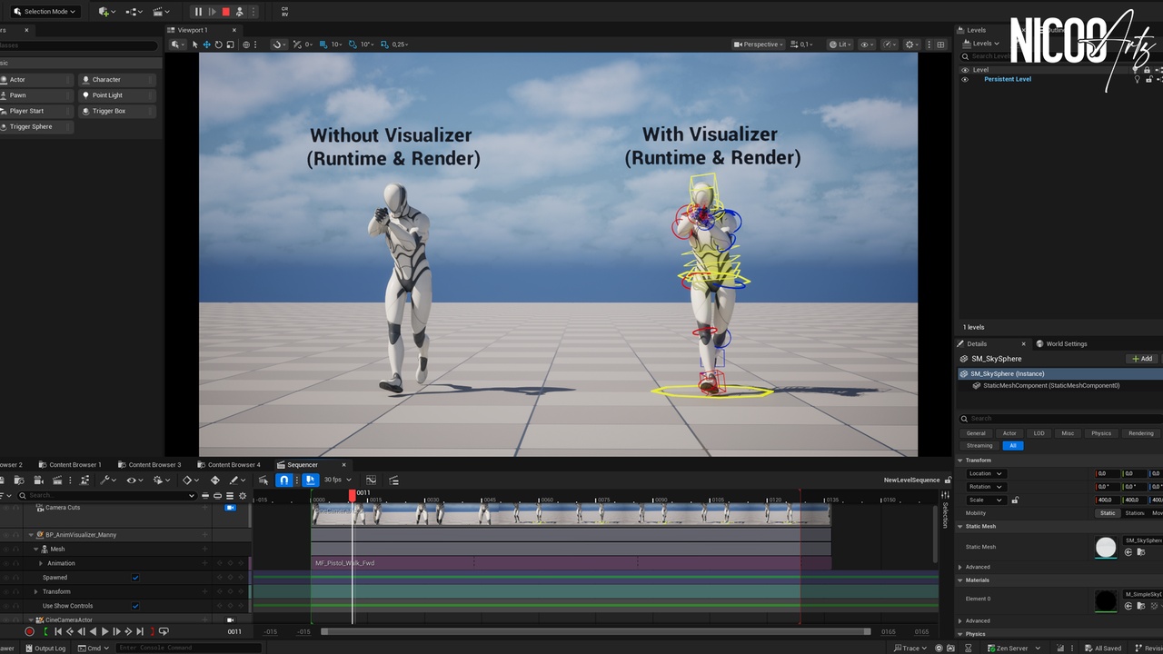 Media 1 for listing Control Rig Runtime Visualizer