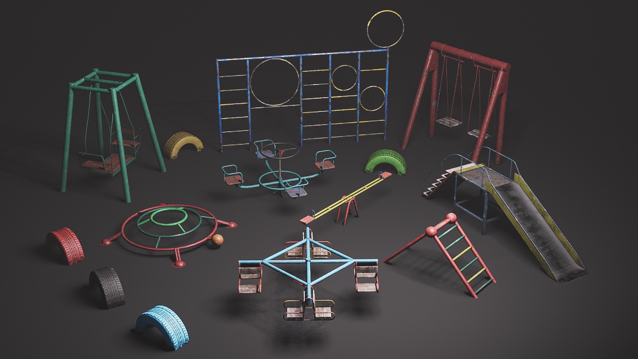 Media 1 for listing Abandoned Playground - Soviet