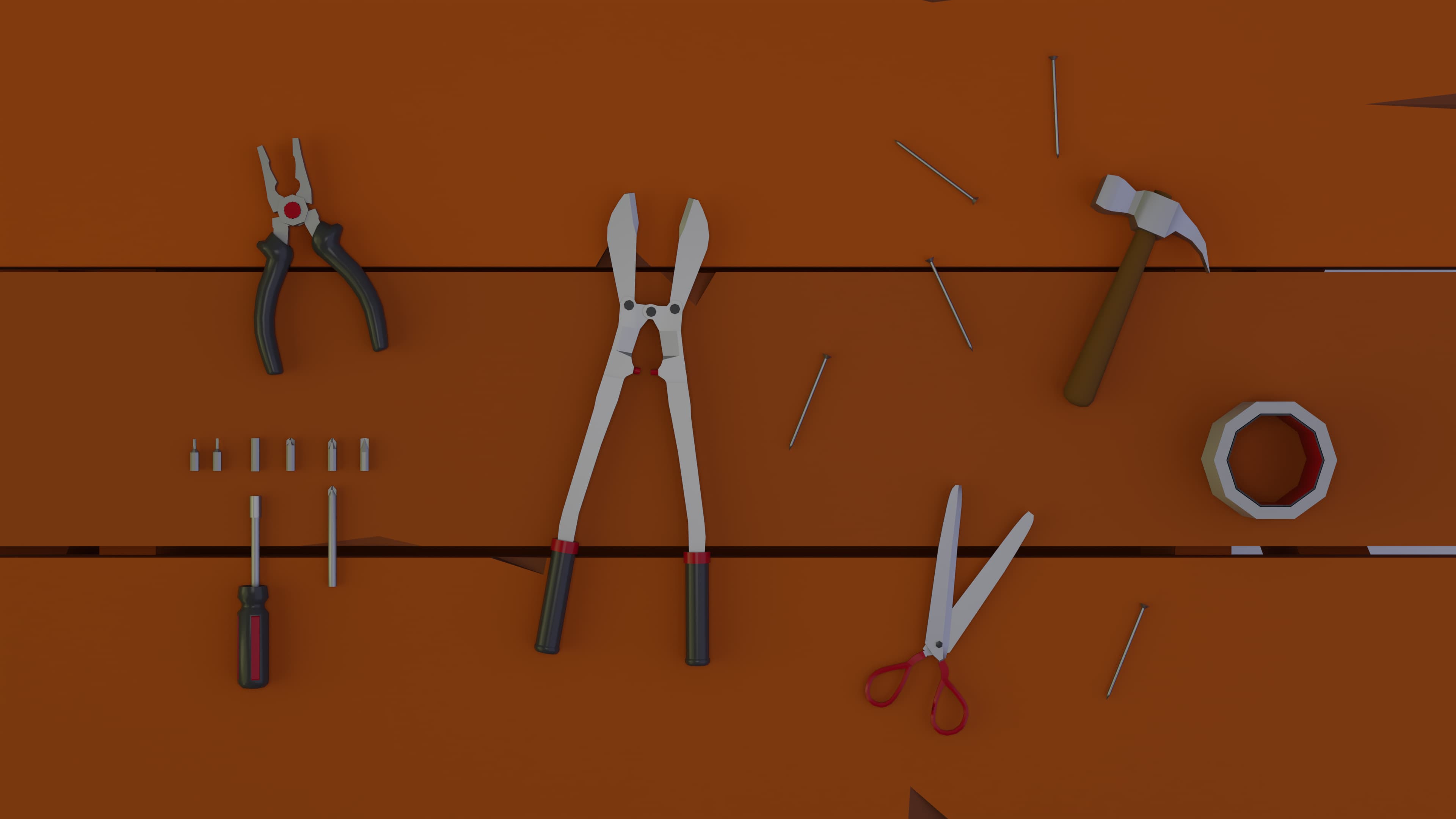 Workshop Tools – Free Low Poly Asset Pack | Fab