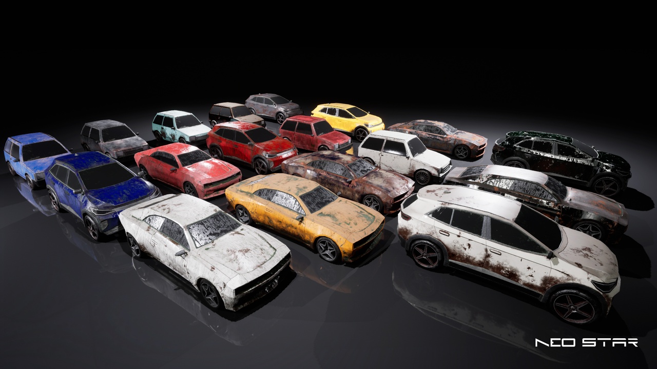 Media 1 for listing Post Apocalyptic Cars Vol 1