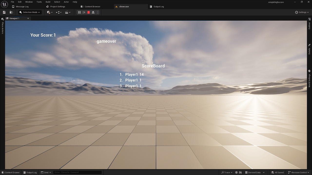 Media 1 for listing SimpleHighScore