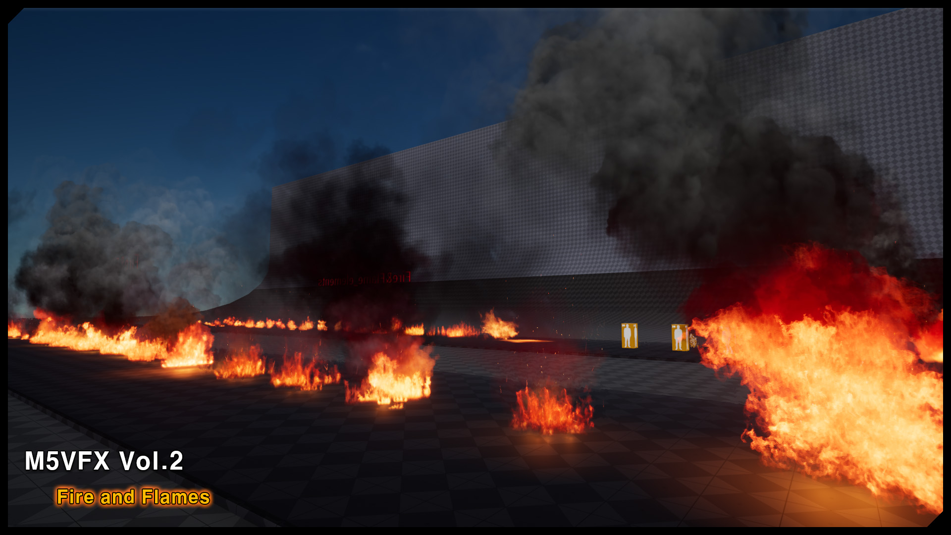 P．FSQ#5 （In Flames） OC M5 VFX Vol2. Fire and Flames(Niagara) | Fab