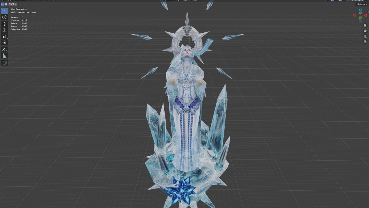 Media 1 for listing Glacial Empress Free version (Idle Animation)
