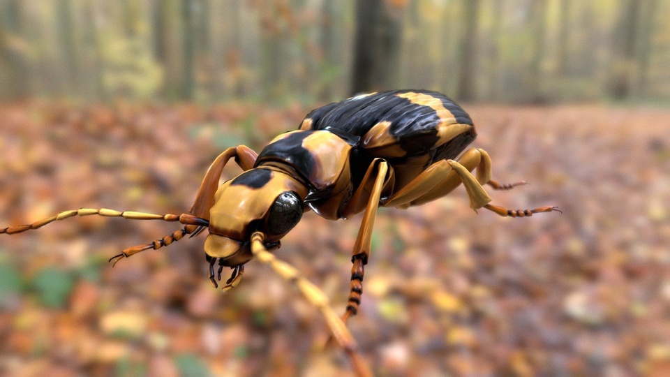 DeliciousTaylormade BeeAroundLil’BEEtle Jewel beetle, Metallic wood-boring beetle, Buprestid - YouTube