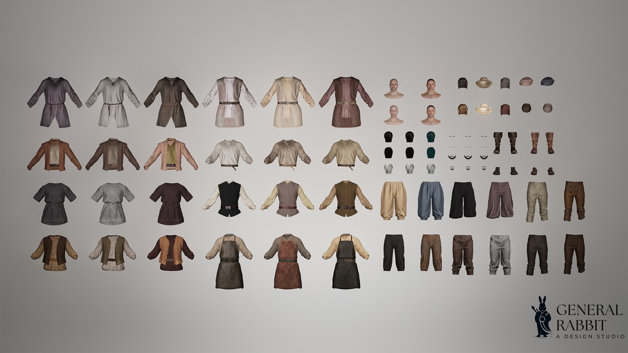 Media 1 for listing Modular Medieval NPC-Male-MetaHuman-compatible