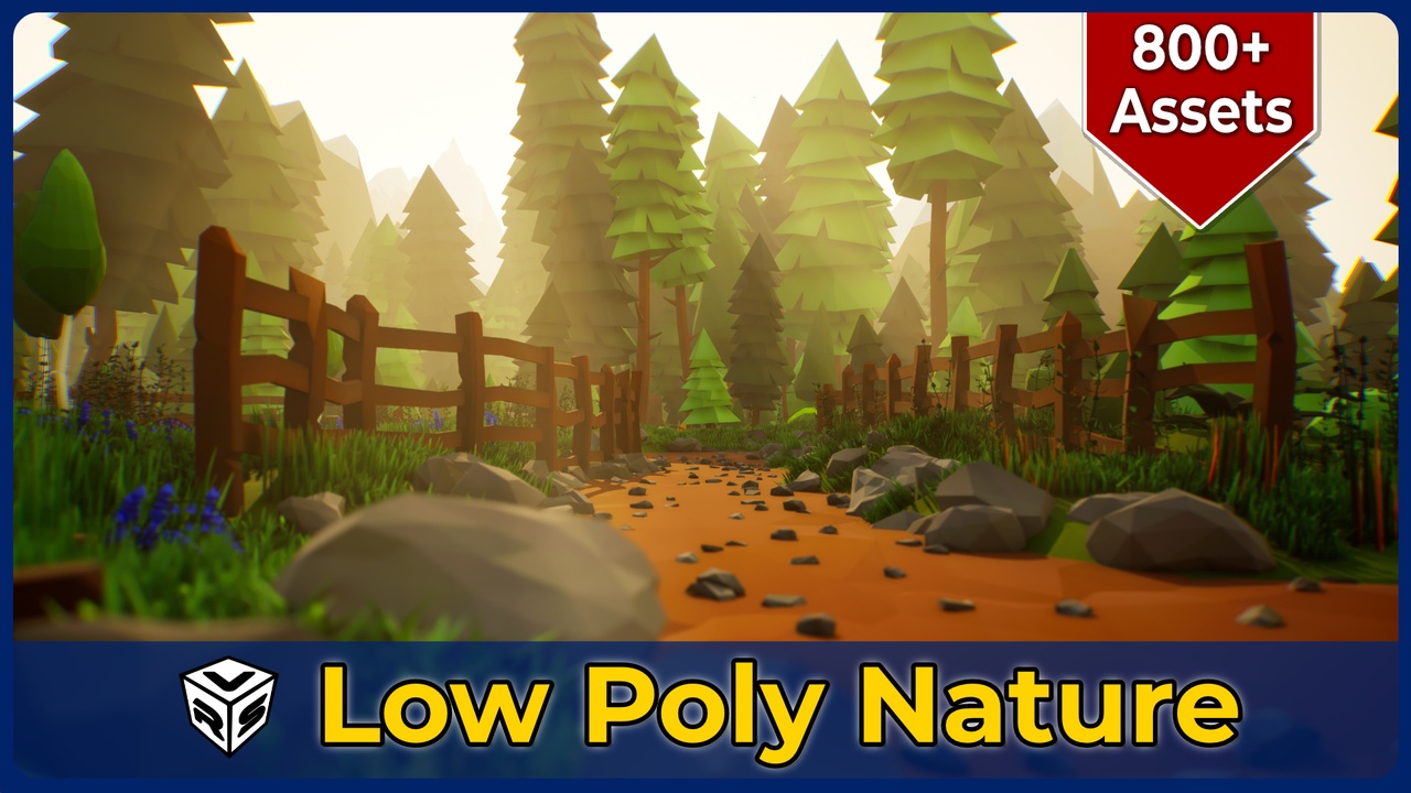 商品 Low Poly Nature 的媒体 1