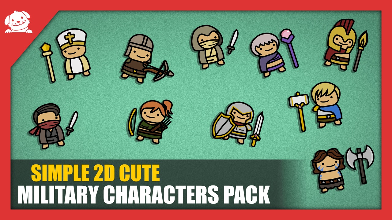 Media 1 for listing Simple 2D Cute RPG Characters