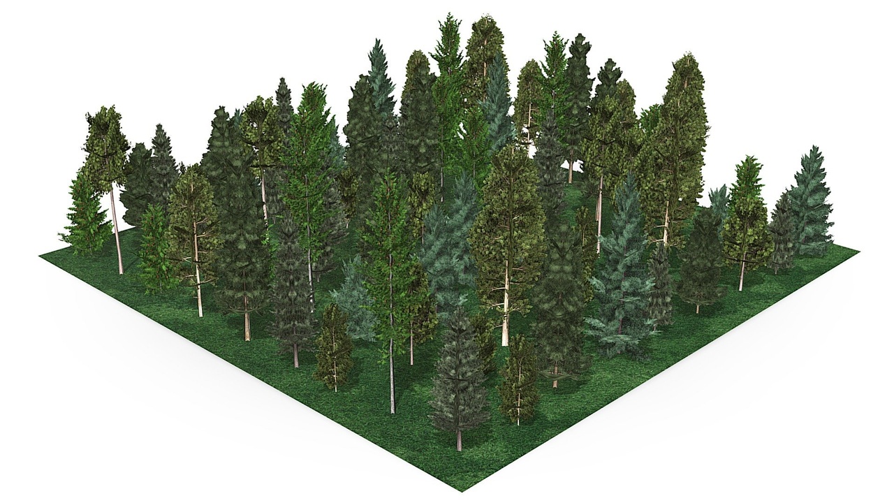 Media 1 for listing Tiny Forest - Ultra Low Poly LOD