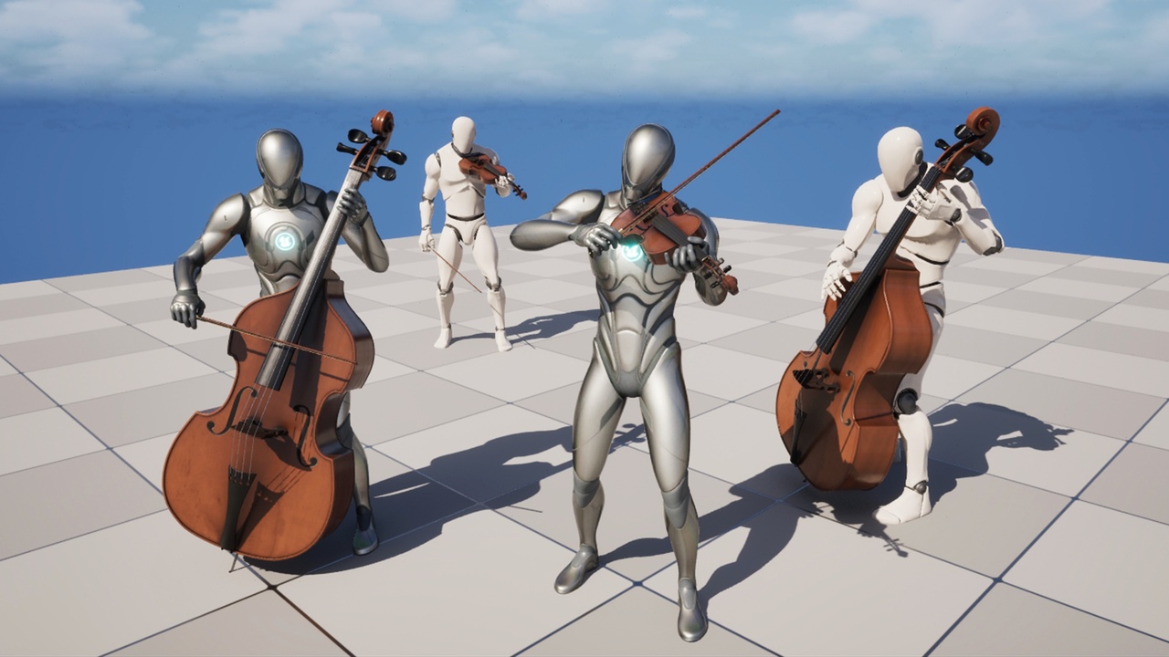 Media 1 for listing Violin & Contrabass | Animations