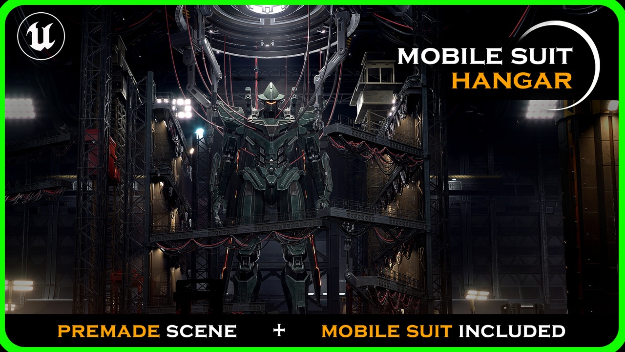Media 1 for listing Mobile Suit Hangar
