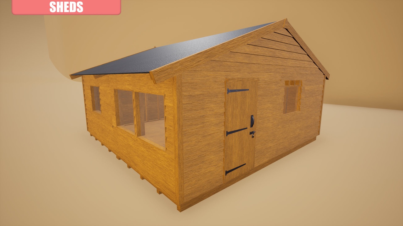 Modular Shed Pack 제품 등록을 위한 미디어 1개
