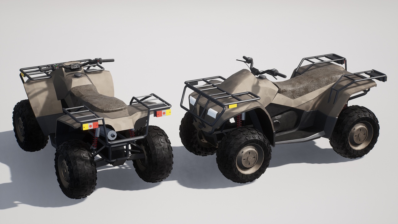Media 1 for listing Military ATV Quad 4x4 - 3D MODEL KIT