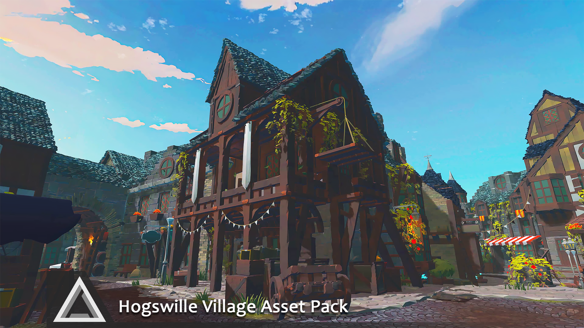 Hogswille Village - Stylized 3D asset pack | Fab