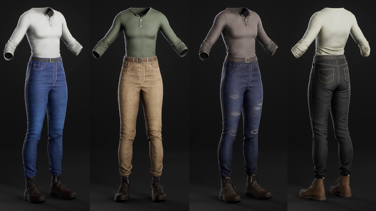 Media 1 for listing Female Outfit Jersey - Metahuman