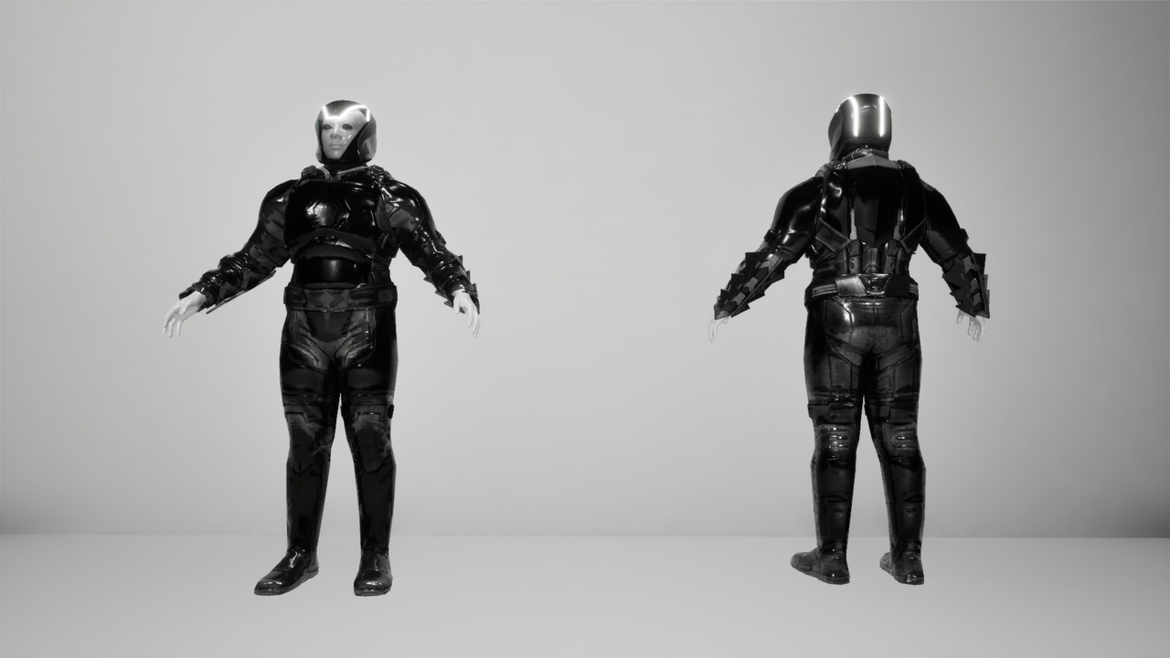 Media 1 for listing Metahuman Sci-Fi Soldier Outfit