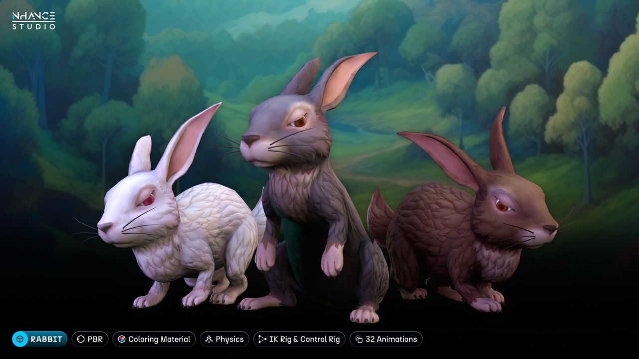 Media 1 for listing Stylized Rabbit