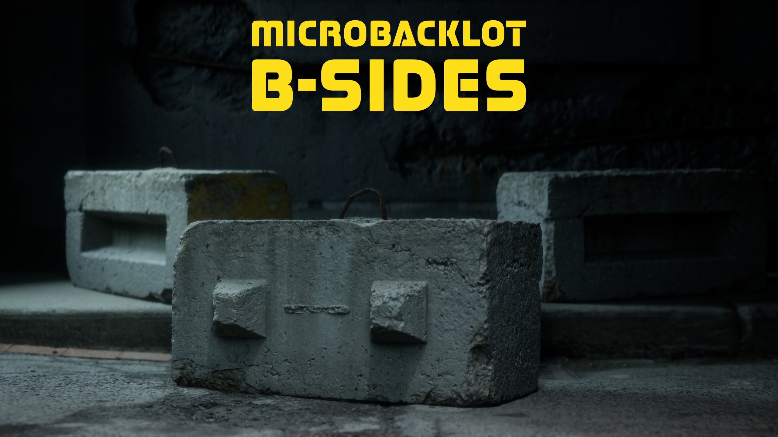 Media 1 for listing MICROBACKLOT | B-SIDES // Hero Concrete Road Block - Barricade