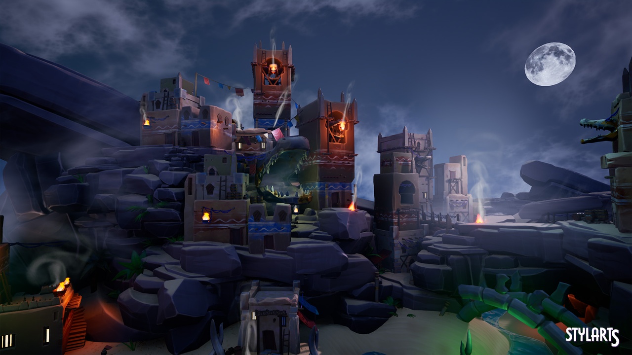 商品 Stylized Desert Town ( Stylized Stylized Desert Desert Town Town Tower Tower ) 的媒体 1