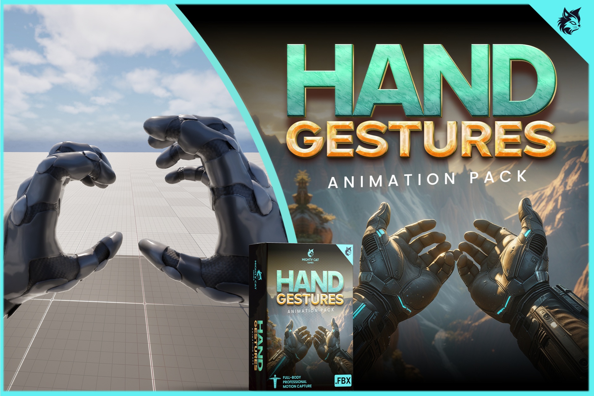 Media 1 for listing Hand Gestures Animation Pack