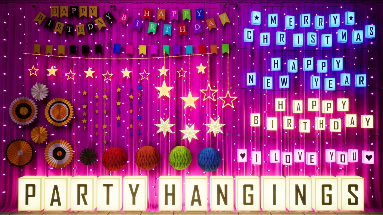 Media 1 for listing Party Event Hangings