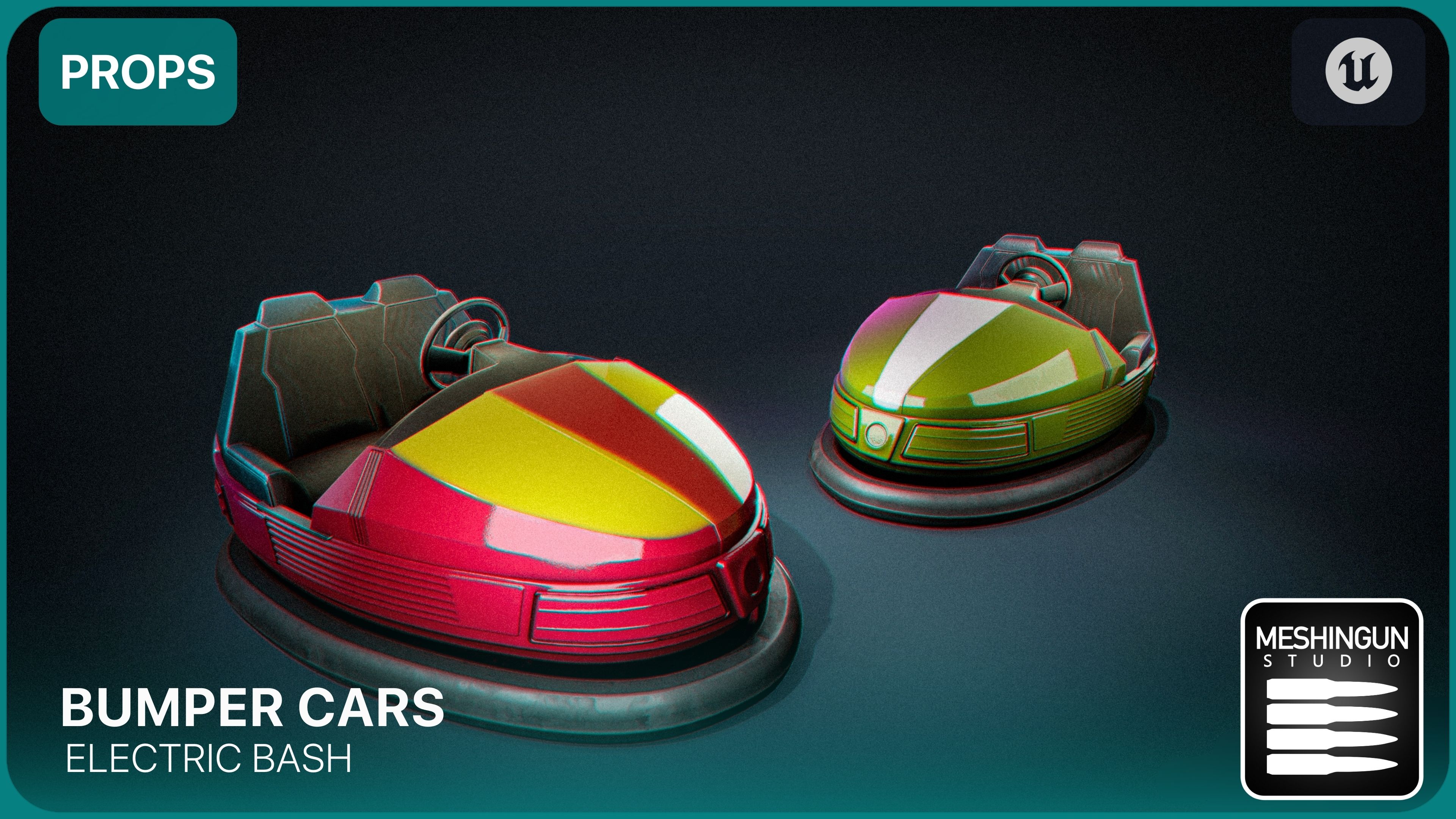 Bumper Cars - Theme Park Ride | Fab