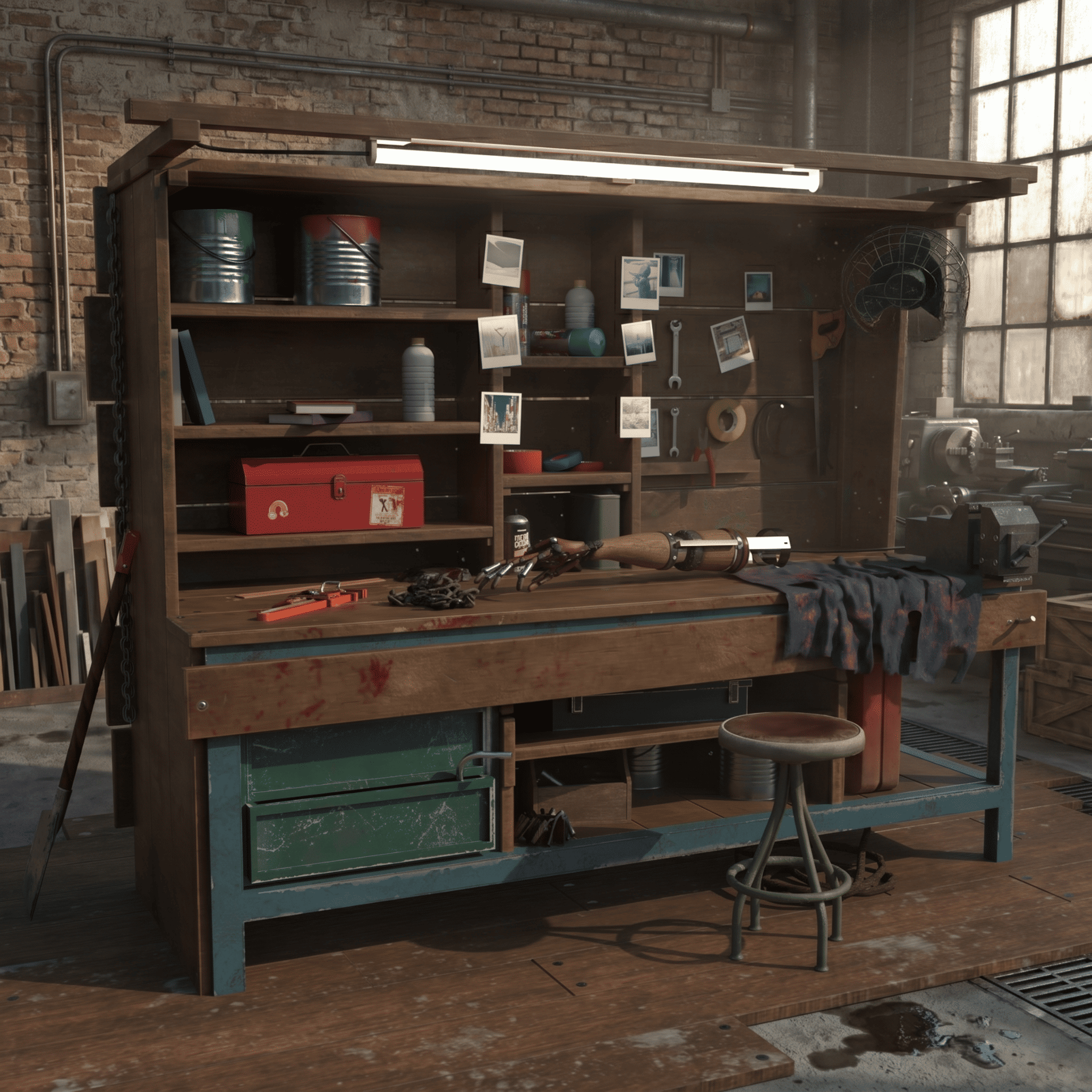 Industrial Workshop Workbench | Fab