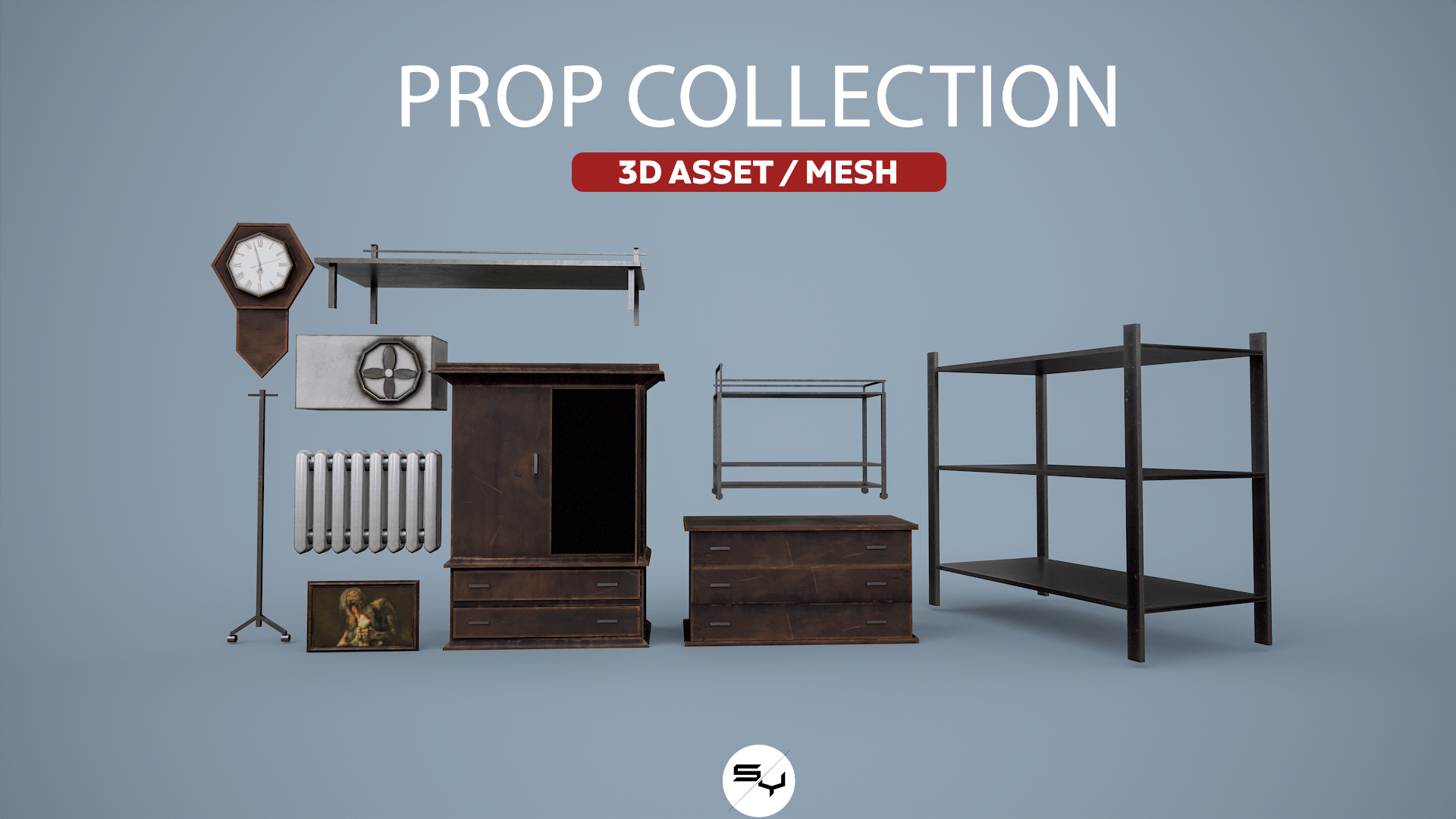 Horror theme interior props | Fab