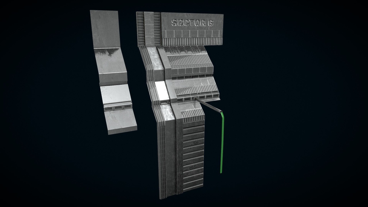 出品Modular FANTASY INDUSTRIAL SCIFI HALL JFG Props2のメディア1