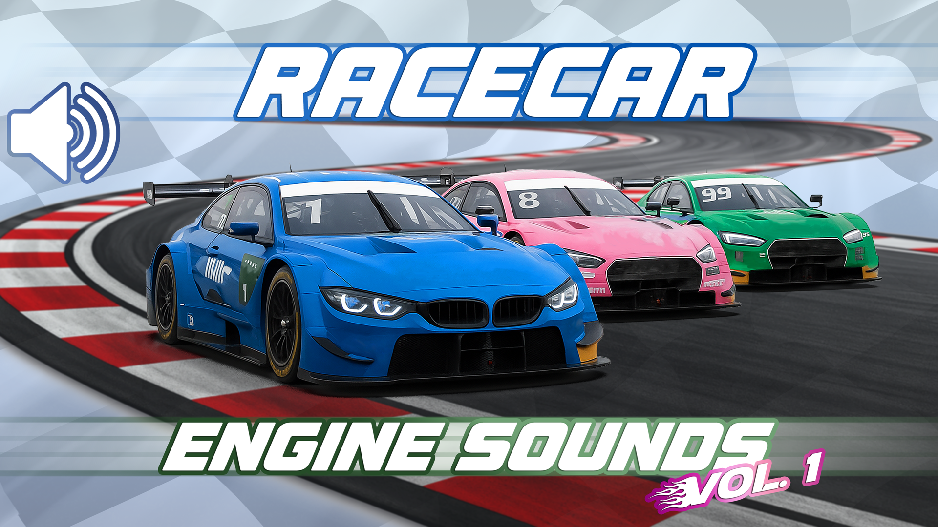 Racecar Engine Sounds - Vol. 1. | Fab