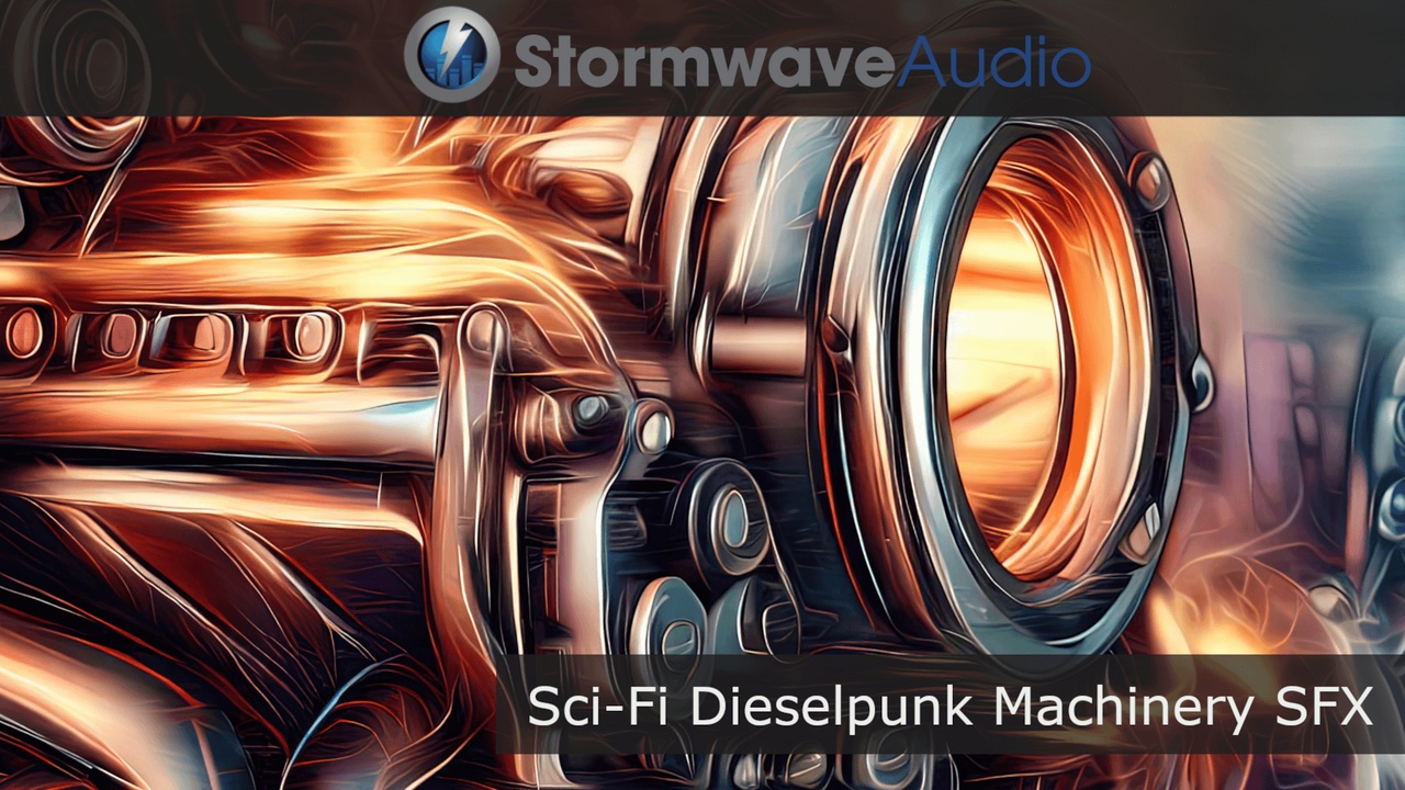 Media 1 for listing Sci-Fi Dieselpunk Machinery Sound Effects Pack