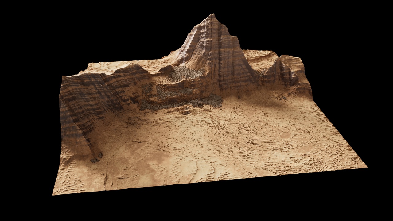 Media 1 for listing Desert and mountainous terrain under drought conditions