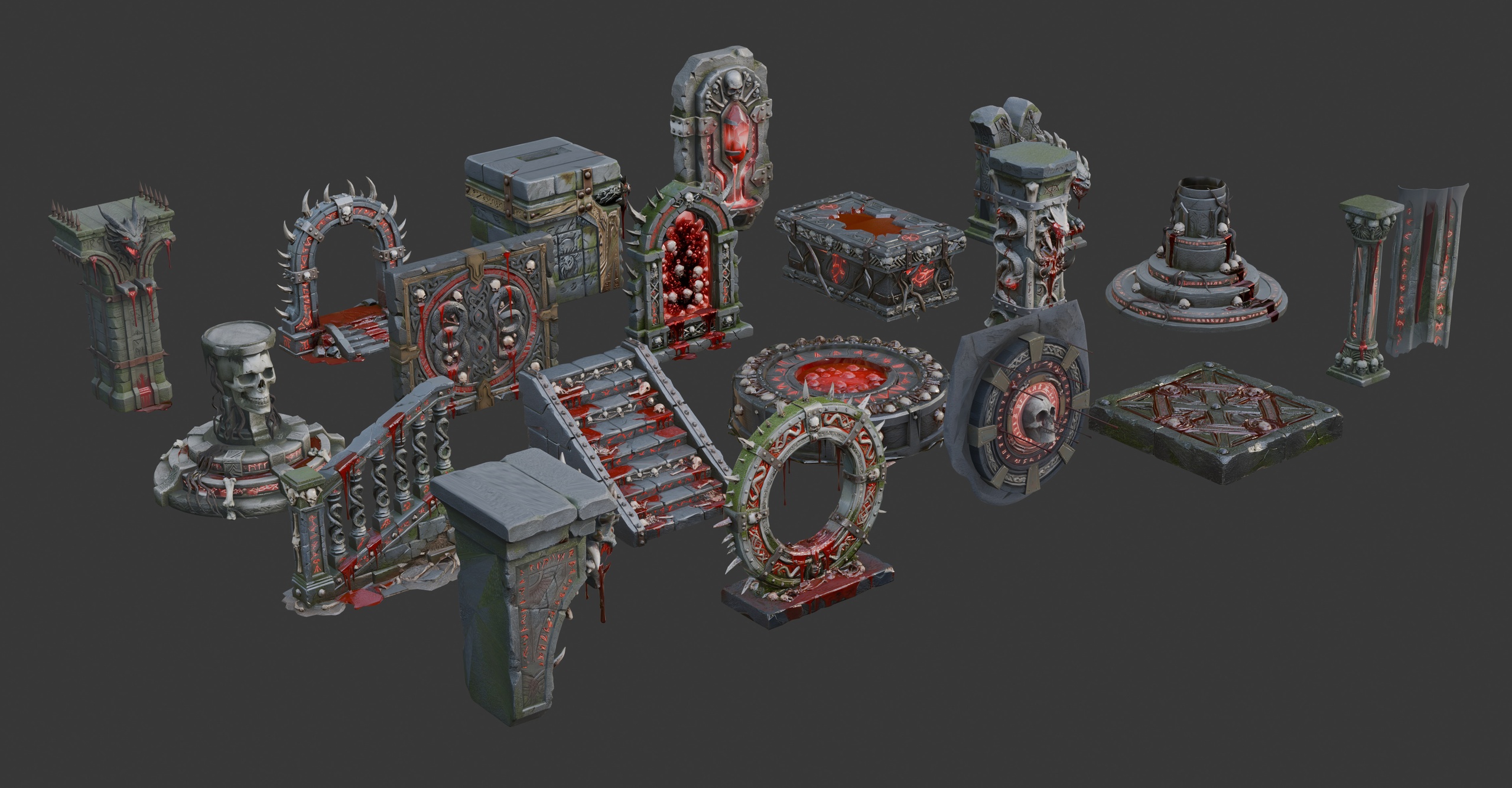 Media 1 for listing Blood Realm Props Set 4