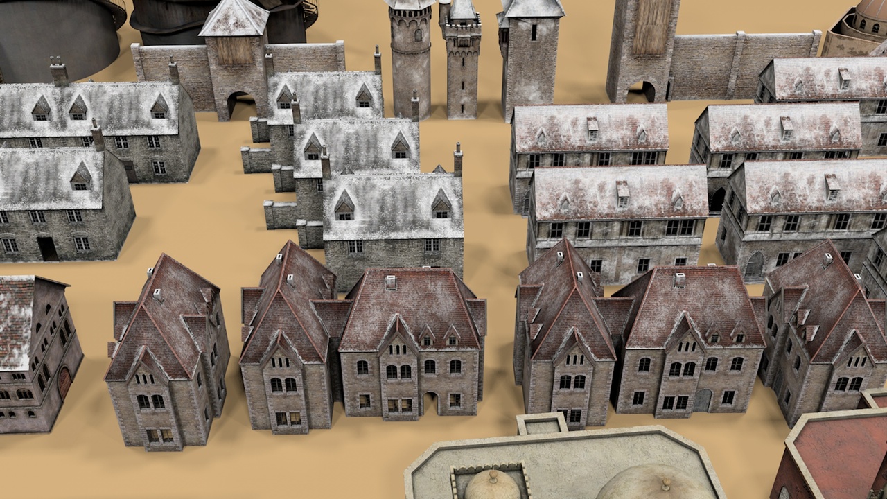 Media 1 for listing Simple Top Down 3D Buildings (100+)