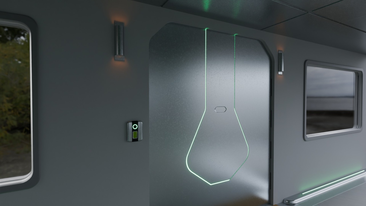Media 1 for listing Sci-Fi Modular Environment Starter Pack - Futuristic Corridor Kit
