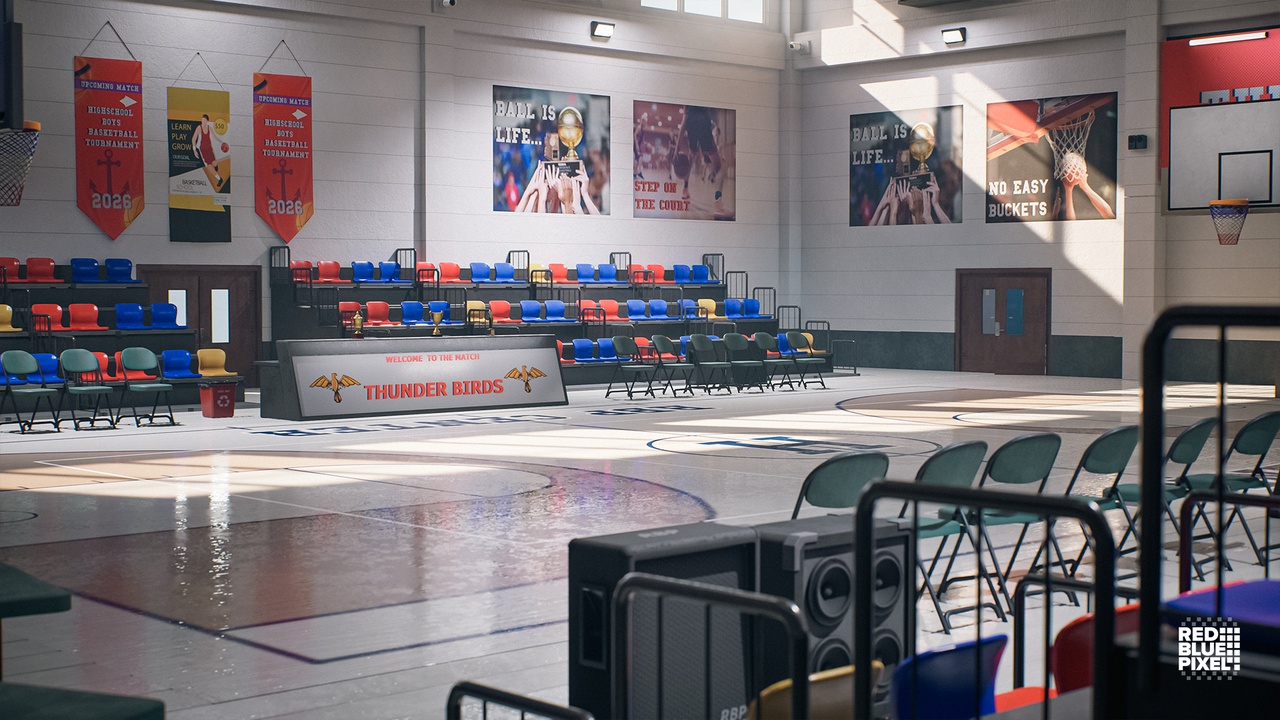 商品 Indoor Basketball Court 的媒体 1
