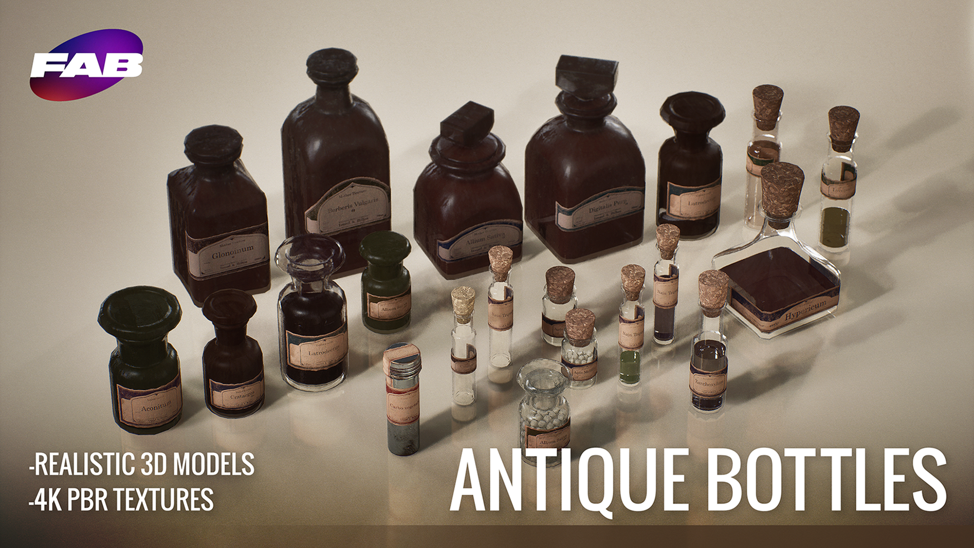 Antique Apothecary Bottles | Fab
